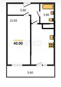 21,4 м², 1-комнатная квартира 2 900 000 ₽ - изображение 82