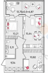79 м², 3-комнатная квартира 15 500 000 ₽ - изображение 26