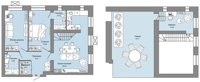 Квартира 100 м², 3-комнатная - изображение 1