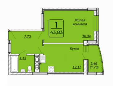 4,1 м², юридический адрес 3 100 ₽ в месяц - изображение 29