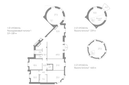 80,9 м², 3-комнатная квартира 11 010 000 ₽ - изображение 28