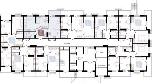 59 м², 2-комнатная квартира 7 200 000 ₽ - изображение 61