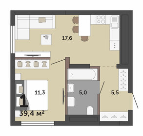 70 м², 1-комнатная квартира 7 900 000 ₽ - изображение 66