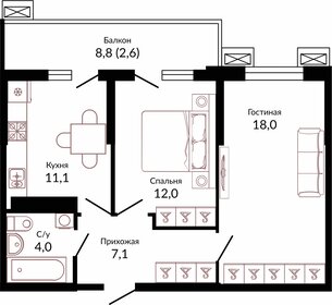 63,5 м², 2-комнатная квартира 6 500 000 ₽ - изображение 43