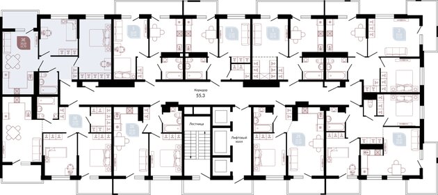 63 м², 2-комнатная квартира 8 300 000 ₽ - изображение 57