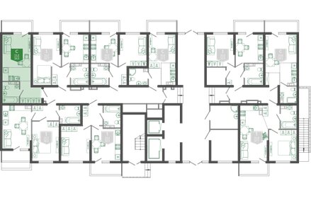 26 м², квартира-студия 12 000 000 ₽ - изображение 98