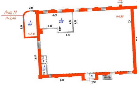 75 м², помещение свободного назначения 105 000 ₽ в месяц - изображение 22