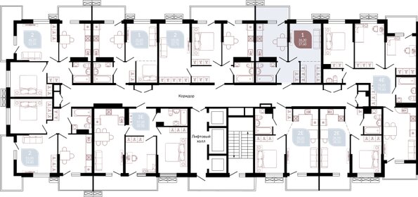 29 м², 1-комнатная квартира 5 220 000 ₽ - изображение 75