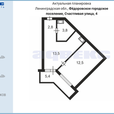 Квартира 38 м², 1-комнатная - изображение 3