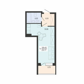 25,3 м², квартира-студия 4 200 000 ₽ - изображение 23