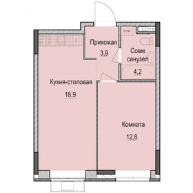 39,7 м², 1-комнатная квартира 7 290 000 ₽ - изображение 66