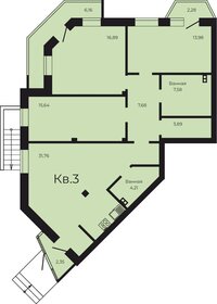 74,9 м², 3-комнатная квартира 9 600 000 ₽ - изображение 69