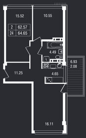 111 м², 3-комнатная квартира 22 000 000 ₽ - изображение 61