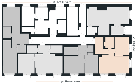 55,7 м², 1-комнатная квартира 13 870 000 ₽ - изображение 28