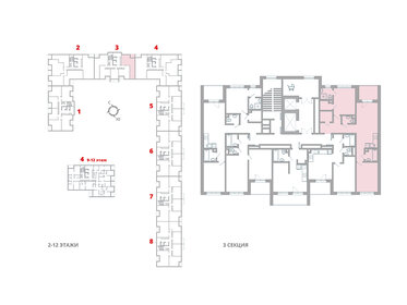 66,7 м², 2-комнатная квартира 10 676 800 ₽ - изображение 40