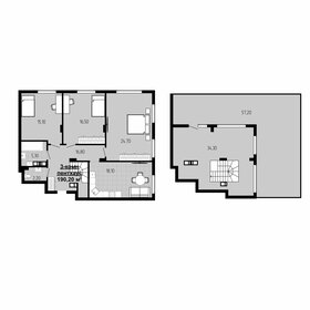 Квартира 149,3 м², 3-комнатная - изображение 1