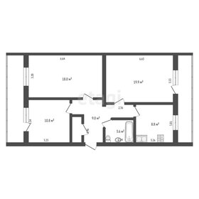 94,4 м², 3-комнатная квартира 12 300 000 ₽ - изображение 71