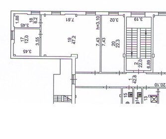 59,3 м², офис 32 615 ₽ в месяц - изображение 47