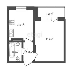 Квартира 39 м², 1-комнатная - изображение 1