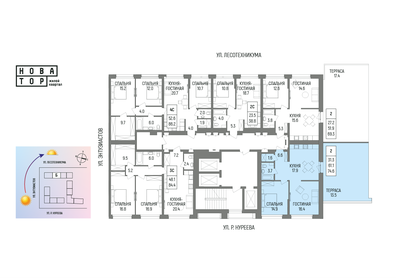 74 м², 3-комнатная квартира 11 311 884 ₽ - изображение 20