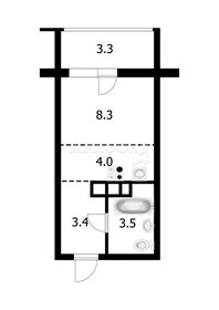 Квартира 19,4 м², студия - изображение 1