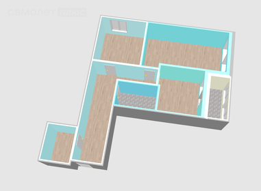 68,3 м², 2-комнатная квартира 11 385 000 ₽ - изображение 84