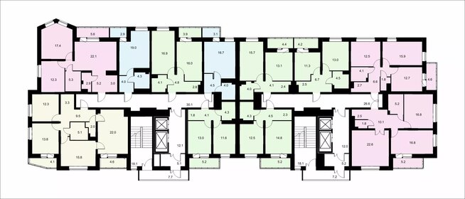 Квартира 84,6 м², 3-комнатная - изображение 2