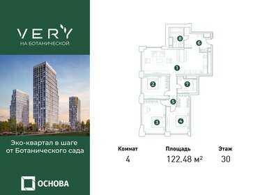 125,1 м², 4-комнатная квартира 72 320 000 ₽ - изображение 30