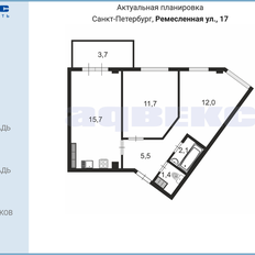 Квартира 49,8 м², 2-комнатная - изображение 1