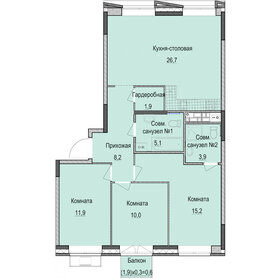 84,4 м², 3-комнатная квартира 13 668 000 ₽ - изображение 30
