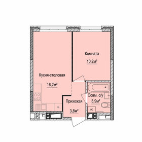 Квартира 34,1 м², 1-комнатная - изображение 1