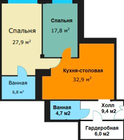 105,8 м², 2-комнатная квартира 32 500 000 ₽ - изображение 136