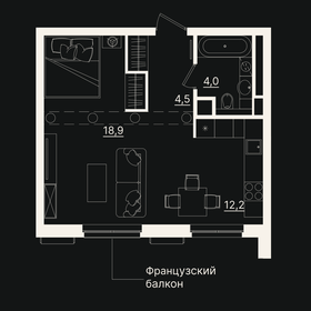 41,4 м², 1-комнатная квартира 18 200 000 ₽ - изображение 36