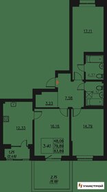 89 м², 3-комнатная квартира 14 150 000 ₽ - изображение 52