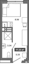 17,2 м², апартаменты-студия 3 801 126 ₽ - изображение 109