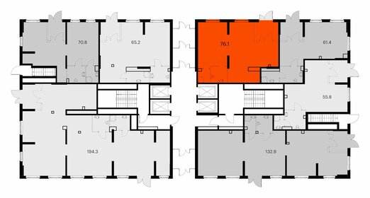 55,9 м², помещение свободного назначения 14 952 000 ₽ - изображение 90