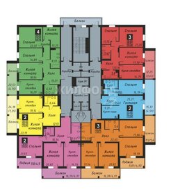 158,8 м², 2-комнатная квартира 23 740 600 ₽ - изображение 111