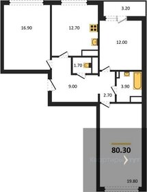 68 м², 3-комнатная квартира 5 750 000 ₽ - изображение 65