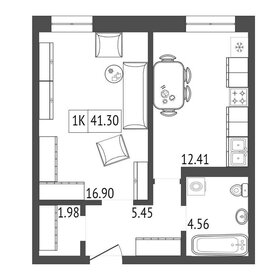 33,2 м², 1-комнатная квартира 2 650 000 ₽ - изображение 46