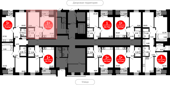 23,7 м², квартира-студия 5 680 000 ₽ - изображение 77