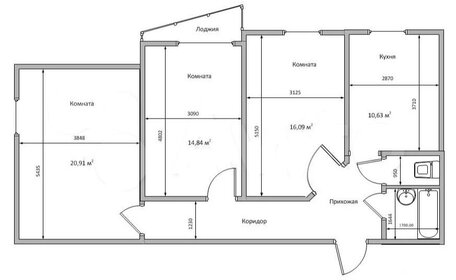 80 м², 3-комнатная квартира 69 000 ₽ в месяц - изображение 99