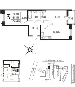 67 м², 2-комнатная квартира 18 300 000 ₽ - изображение 48