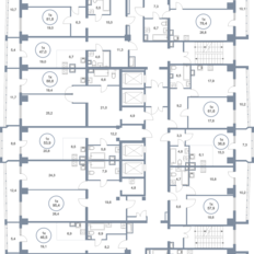 Квартира 75,1 м², 1-комнатная - изображение 4