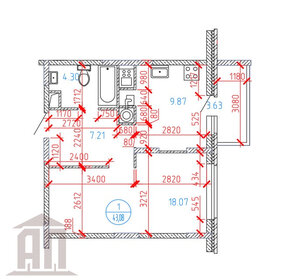 Квартира 37,5 м², 1-комнатная - изображение 1