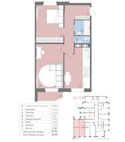 57 м², 2-комнатная квартира 7 071 720 ₽ - изображение 6