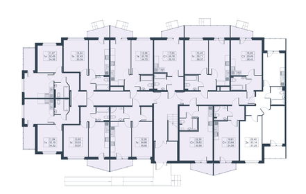 56,9 м², 2-комнатная квартира 8 653 360 ₽ - изображение 87
