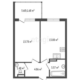 43,7 м², 1-комнатная квартира 7 667 430 ₽ - изображение 22