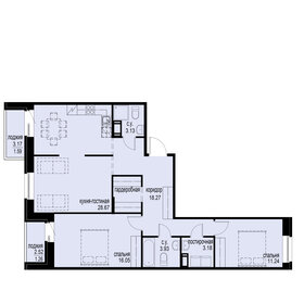 78,5 м², 2-комнатная квартира 24 816 250 ₽ - изображение 69