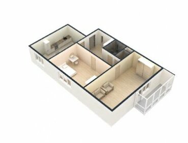 Квартира 79,7 м², 2-комнатная - изображение 3