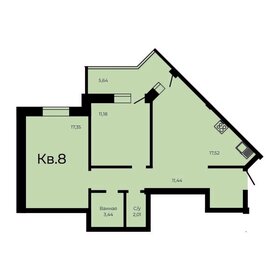 82 м², 3-комнатная квартира 7 890 000 ₽ - изображение 68